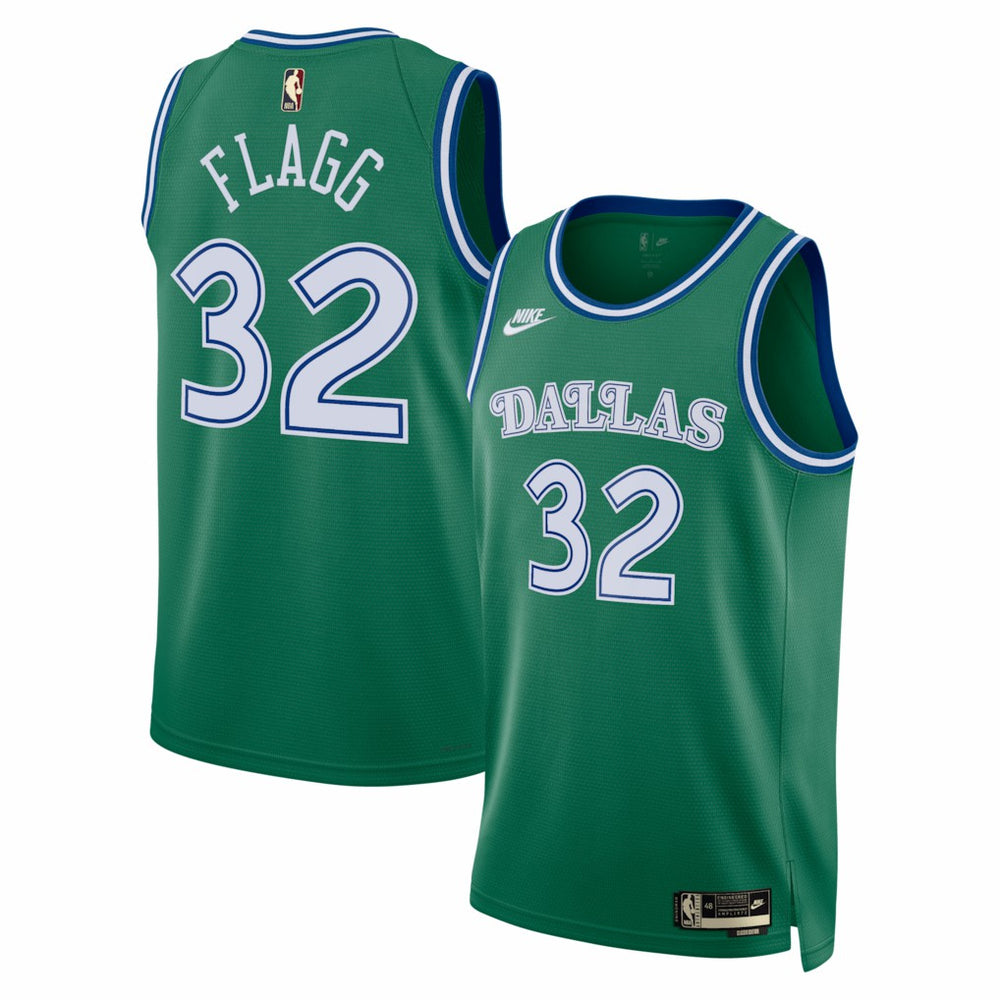 Nike Cooper Flagg Dallas Mavericks Unisex Swingman Jersey Classic Editi- Green