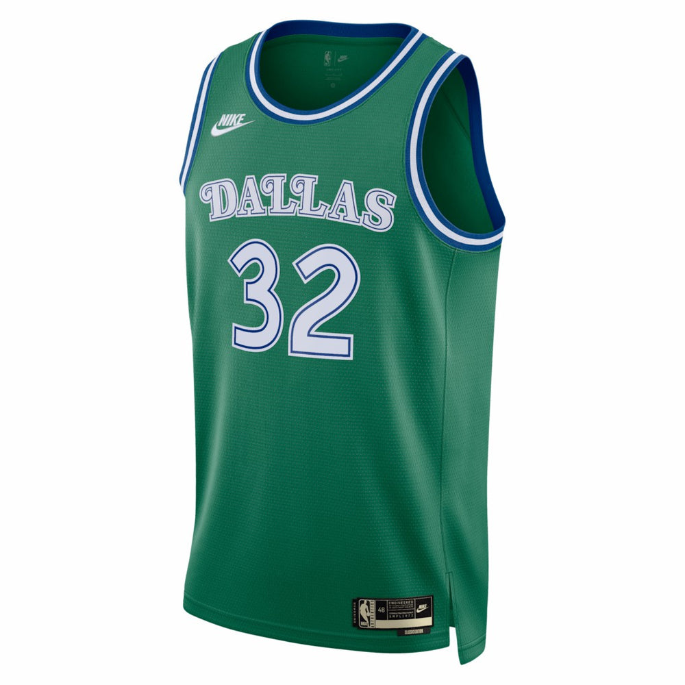 Nike Cooper Flagg Dallas Mavericks Unisex Swingman Jersey Classic Editi- Green