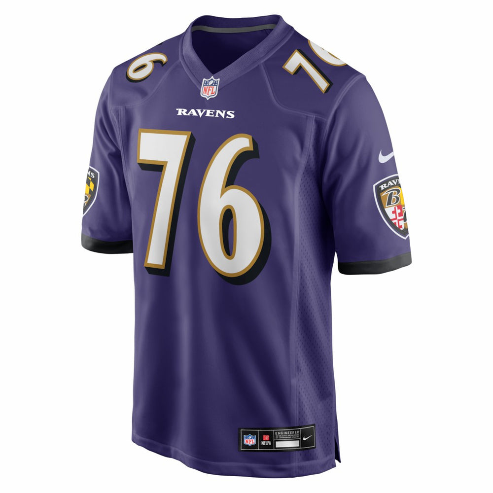 Kenyon Green Baltimore Ravens Team Game Jersey - Purple - Nike