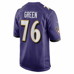 Kenyon Green Baltimore Ravens Team Game Jersey - Purple - Nike