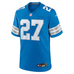 Arthur Maulet Detroit Lions Team Game Jersey - Blue - Nike