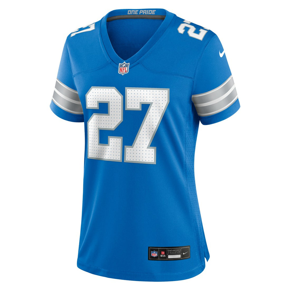 Arthur Maulet Detroit Lions Women's Team Game Jersey - Blue - Nike