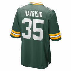 Lucas Havrisik Green Bay Packers Team Game Jersey - Green - Nike