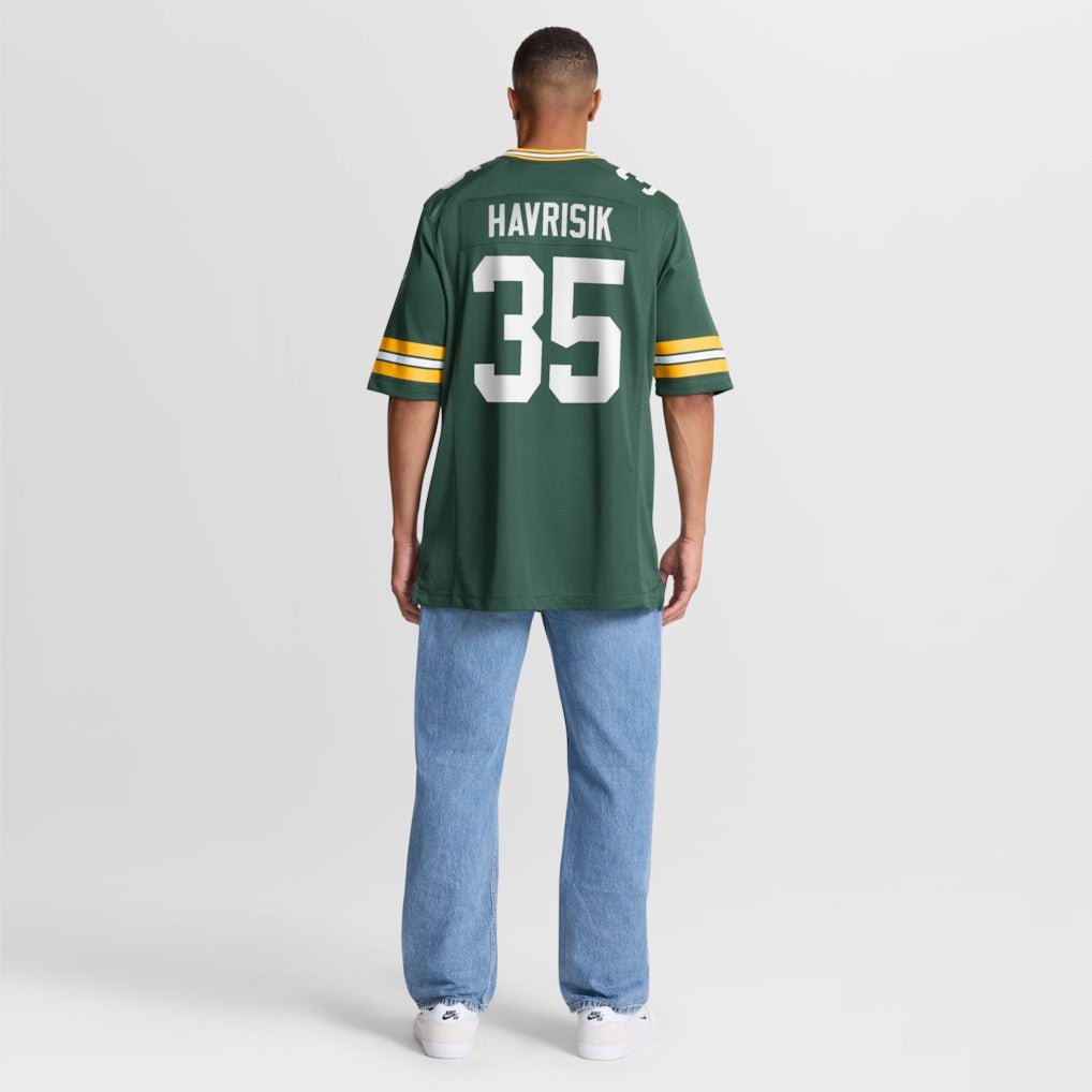 Lucas Havrisik Green Bay Packers Team Game Jersey - Green - Nike
