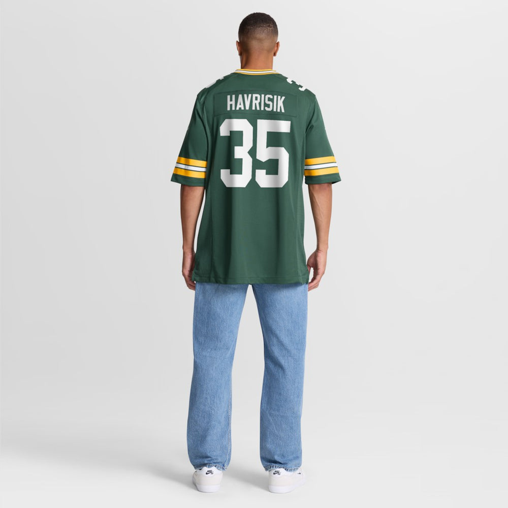 Lucas Havrisik Green Bay Packers Team Game Jersey - Green - Nike