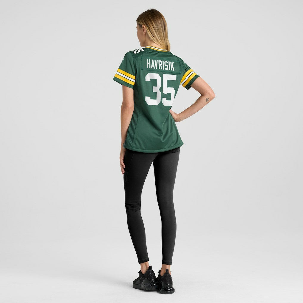 Lucas Havrisik Green Bay Packers Women's Team Game Jersey - Green - Nike