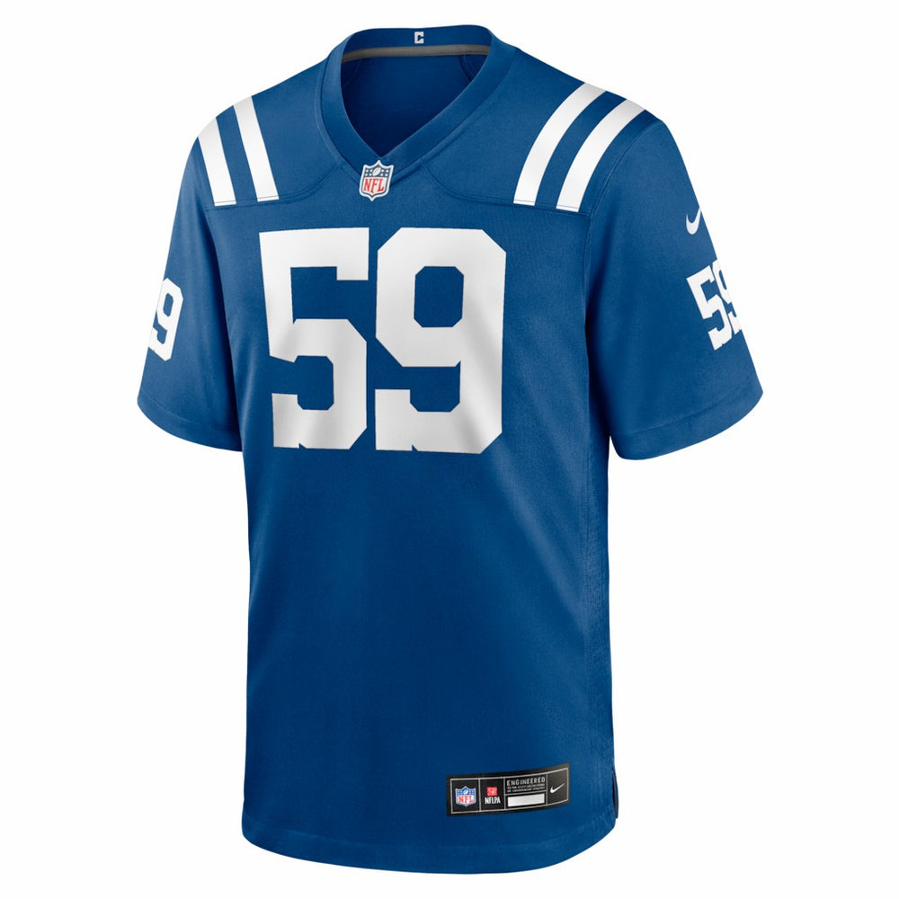 Buddy Johnson Indianapolis Colts Team Game Jersey - Royal - Nike