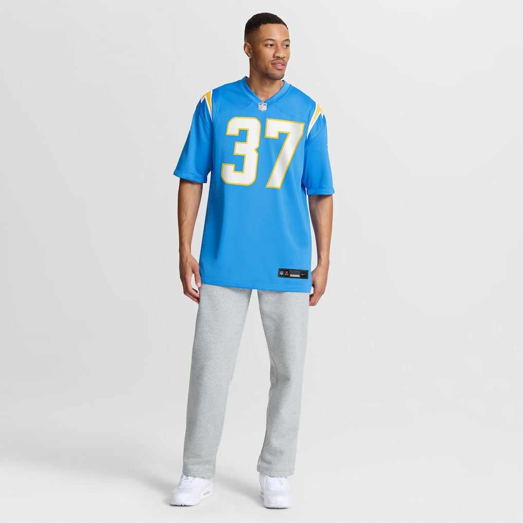 Isas Waxter Los Angeles Chargers Team Game Jersey - Powder Blue - Nike