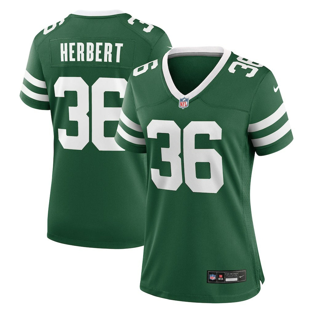 Khalil Herbert New York Jets Women's Team Game Jersey - Legacy Green - Nike