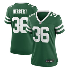 Khalil Herbert New York Jets Women's Team Game Jersey - Legacy Green - Nike