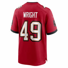Owen Wright Tampa Bay Buccaneers Team Game Jersey - Red - Nike