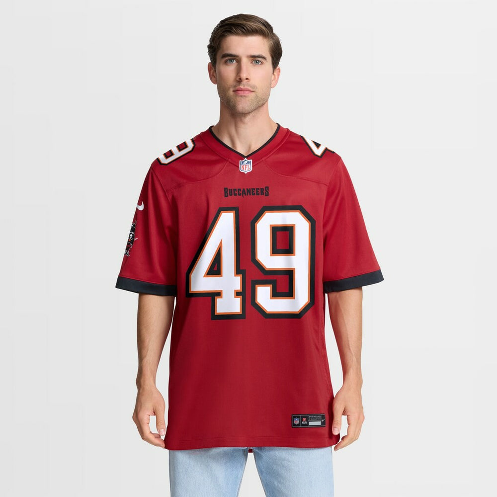 Owen Wright Tampa Bay Buccaneers Team Game Jersey - Red - Nike