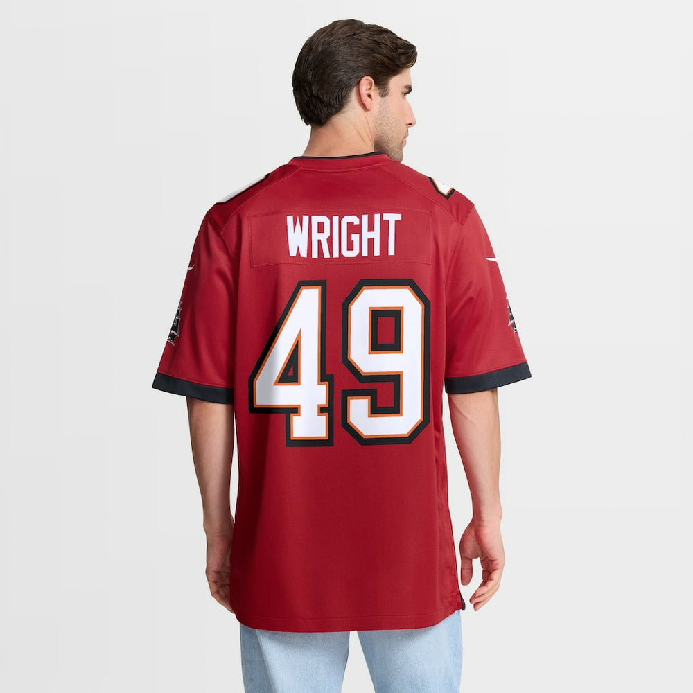 Owen Wright Tampa Bay Buccaneers Team Game Jersey - Red - Nike