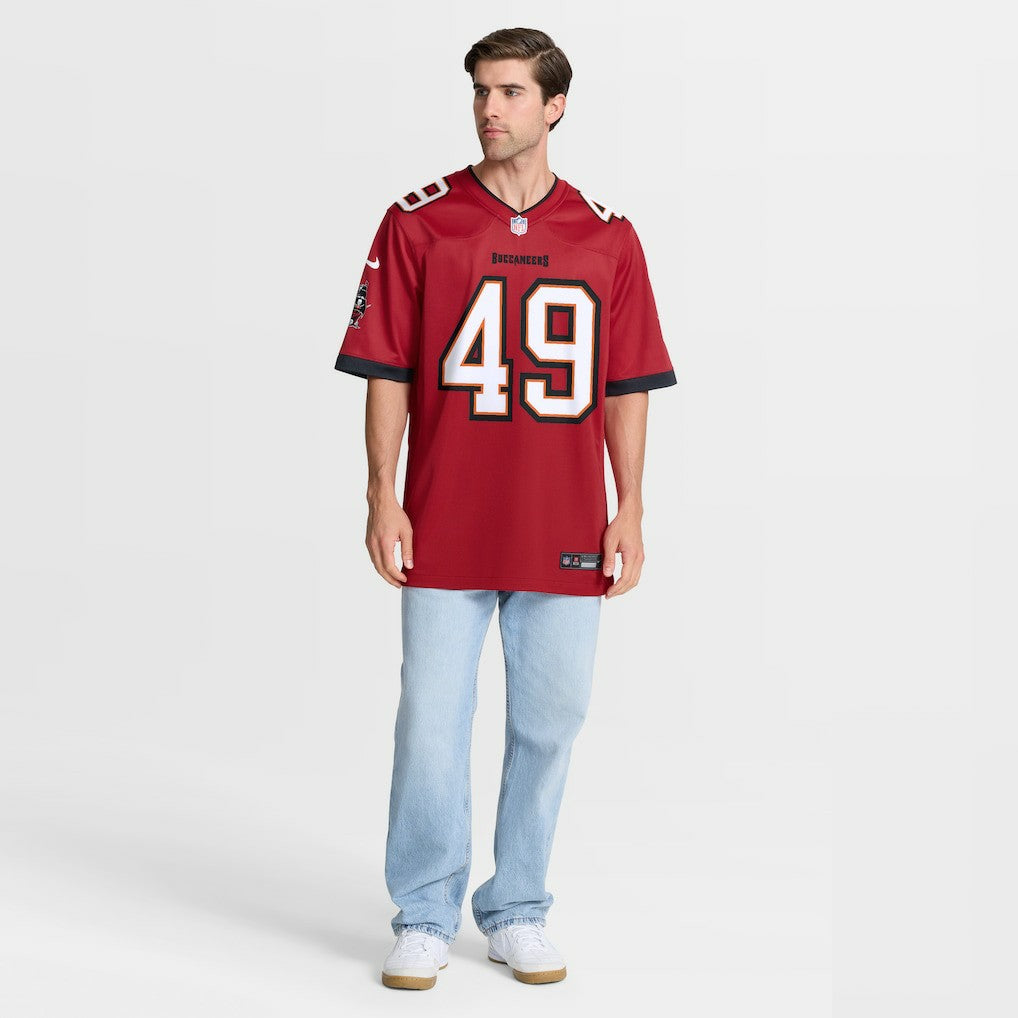 Owen Wright Tampa Bay Buccaneers Team Game Jersey - Red - Nike