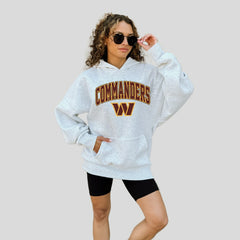 Washington Commanders Gameday Couture Women's Fan Edition Premium Weight Hoodie - Ash - NFL
