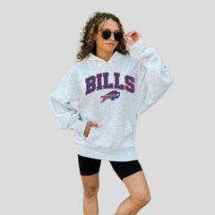 Buffalo Bills Gameday Couture Women's Fan Edition Premium Weight Hoodie - Ash - NFL