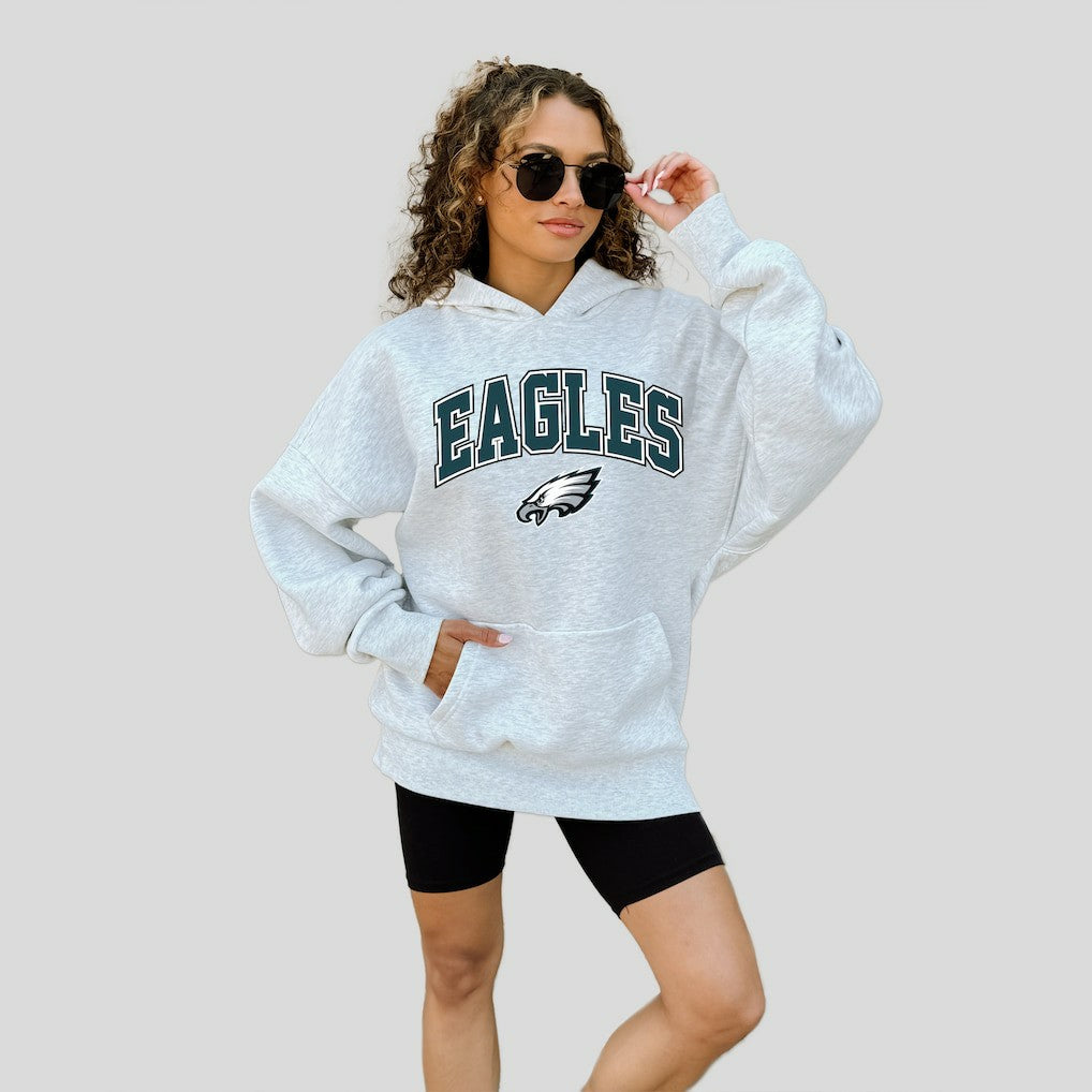 Philadelphia Eagles Gameday Couture Women's Fan Edition Premium Weight Hoodie - Ash - NFL