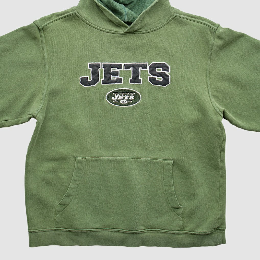 New York Jets Reebok 2000s Pullover Sweatshirt - Green Vintage - Fanatics