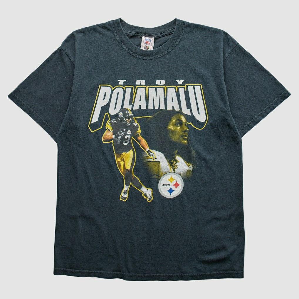 Pittsburgh Steelers NFL 2000s T-Shirt - Black Vintage - Fanatics