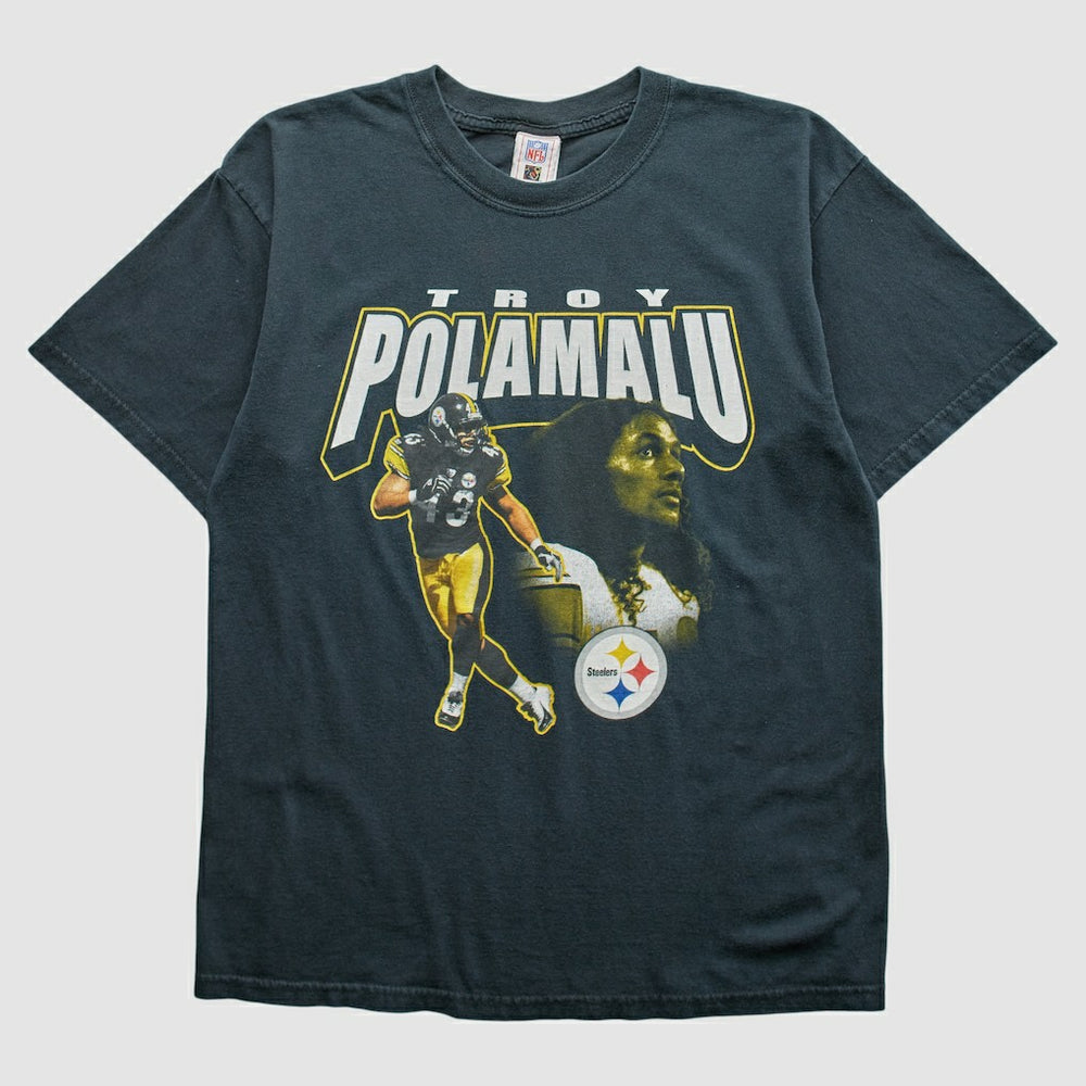 Pittsburgh Steelers NFL 2000s T-Shirt - Black Vintage - Fanatics