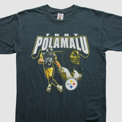 Pittsburgh Steelers NFL 2000s T-Shirt - Black Vintage - Fanatics