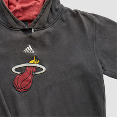 Adidas Miami Heat 2000s Pullover Sweatshirt Charcoal Vintage