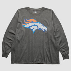Denver Broncos 2010s Long Sleeve T-Shirt - Dark Heather Gray Vintage - Fanatics