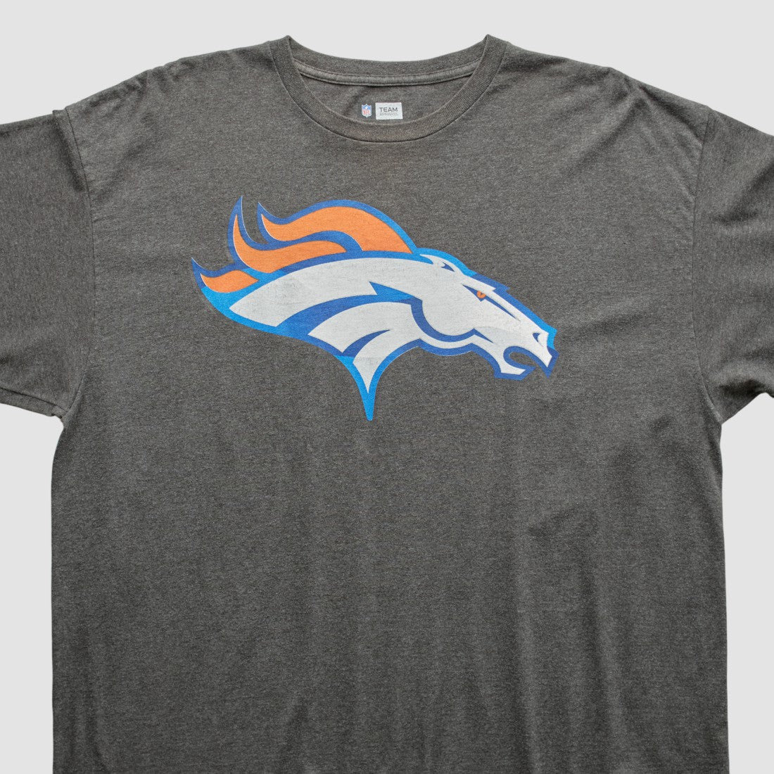Denver Broncos 2010s Long Sleeve T-Shirt - Dark Heather Gray Vintage - Fanatics