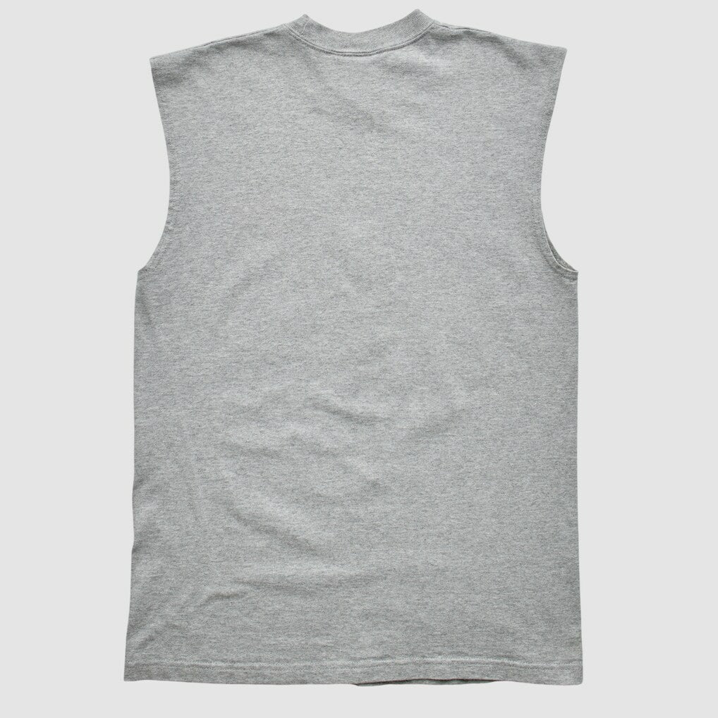 Green Bay Packers Logo Athletic 2000s Tank - Heather Gray Vintage - Fanatics