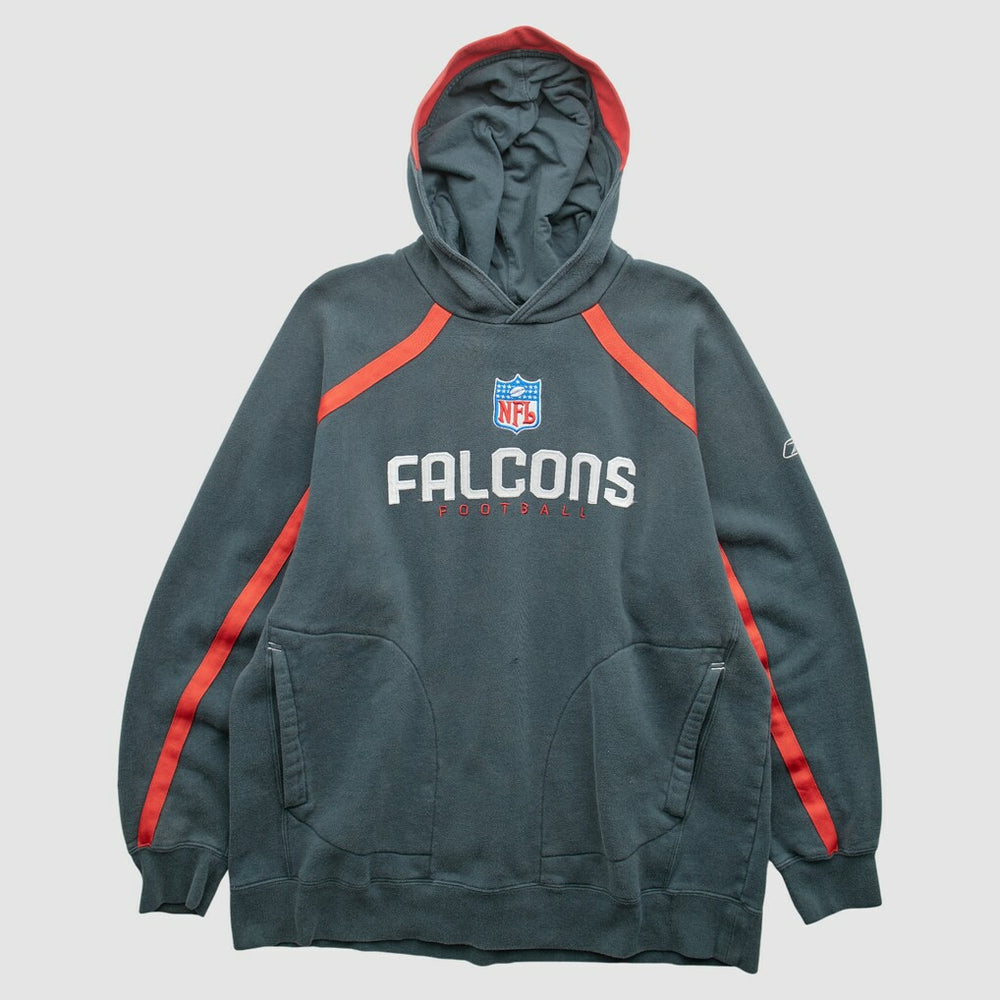 Atlanta Falcons Reebok 2000s Pullover Sweatshirt - Charcoal Vintage - Fanatics