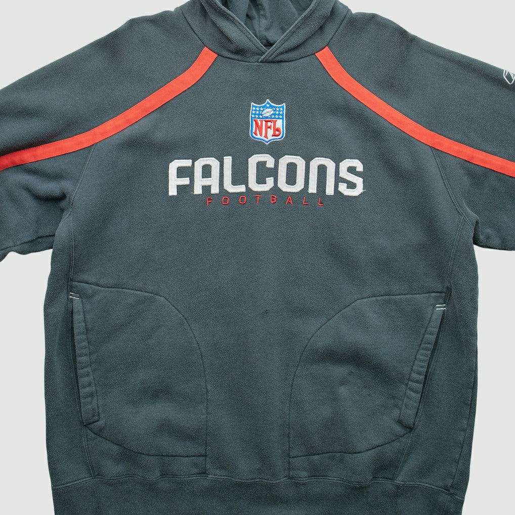 Atlanta Falcons Reebok 2000s Pullover Sweatshirt - Charcoal Vintage - Fanatics