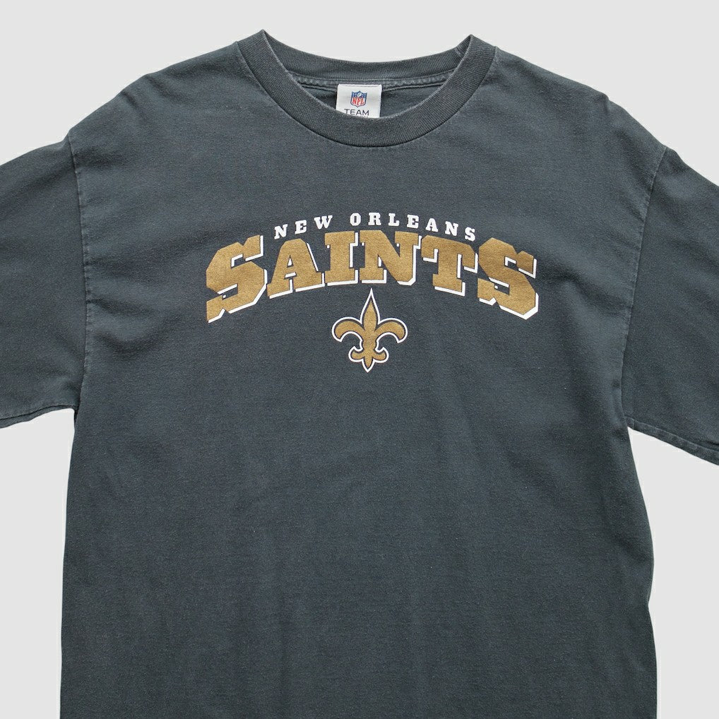 New Orleans Saints NFL 2000s Long Sleeve T-Shirt - Black Vintage - Fanatics