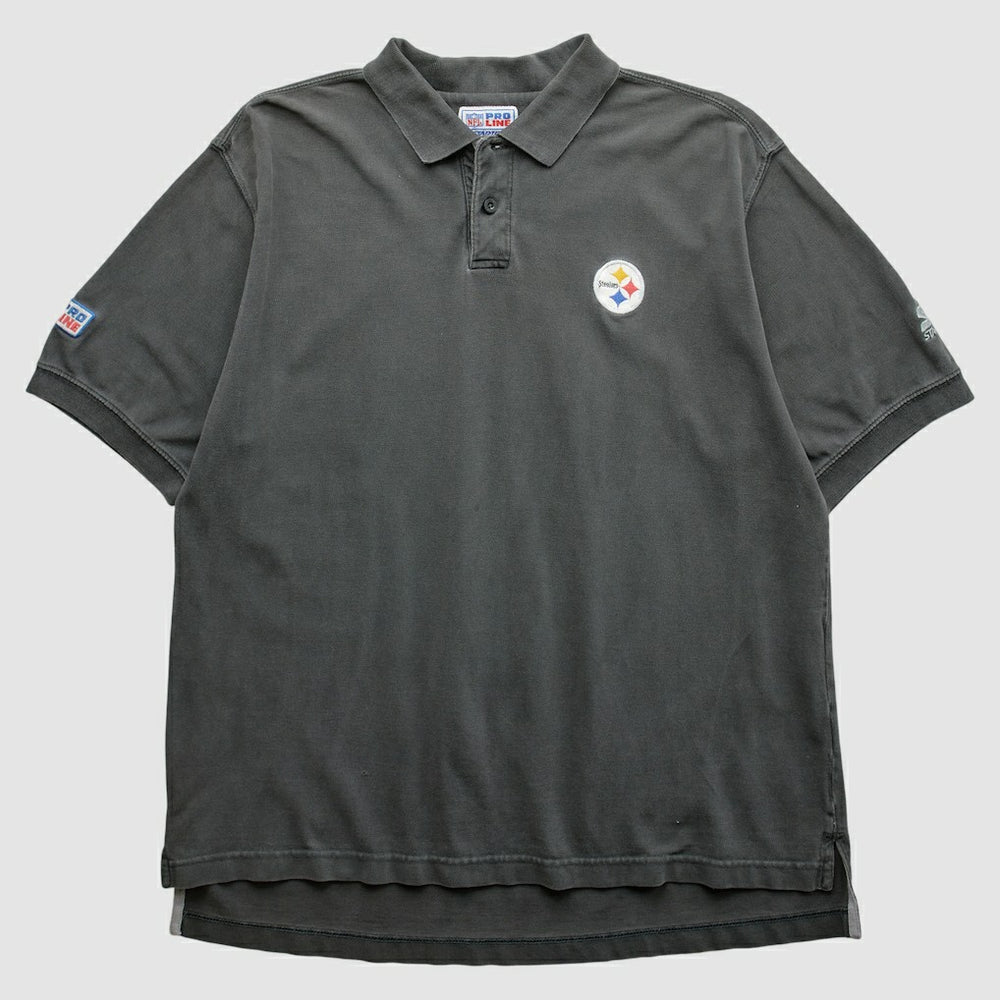 Pittsburgh Steelers Starter 90s T-Shirt - Black Vintage - Fanatics