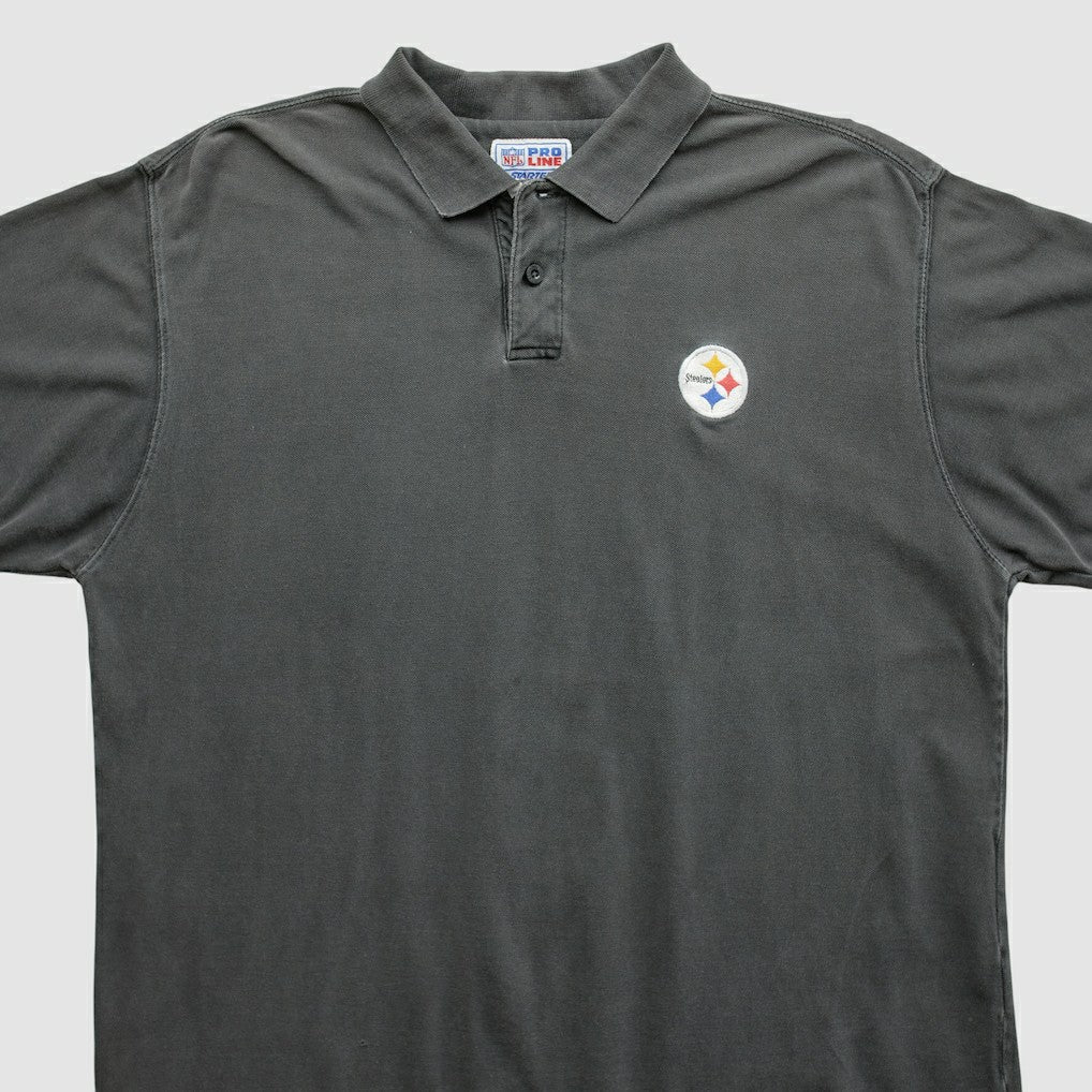 Pittsburgh Steelers Starter 90s T-Shirt - Black Vintage - Fanatics