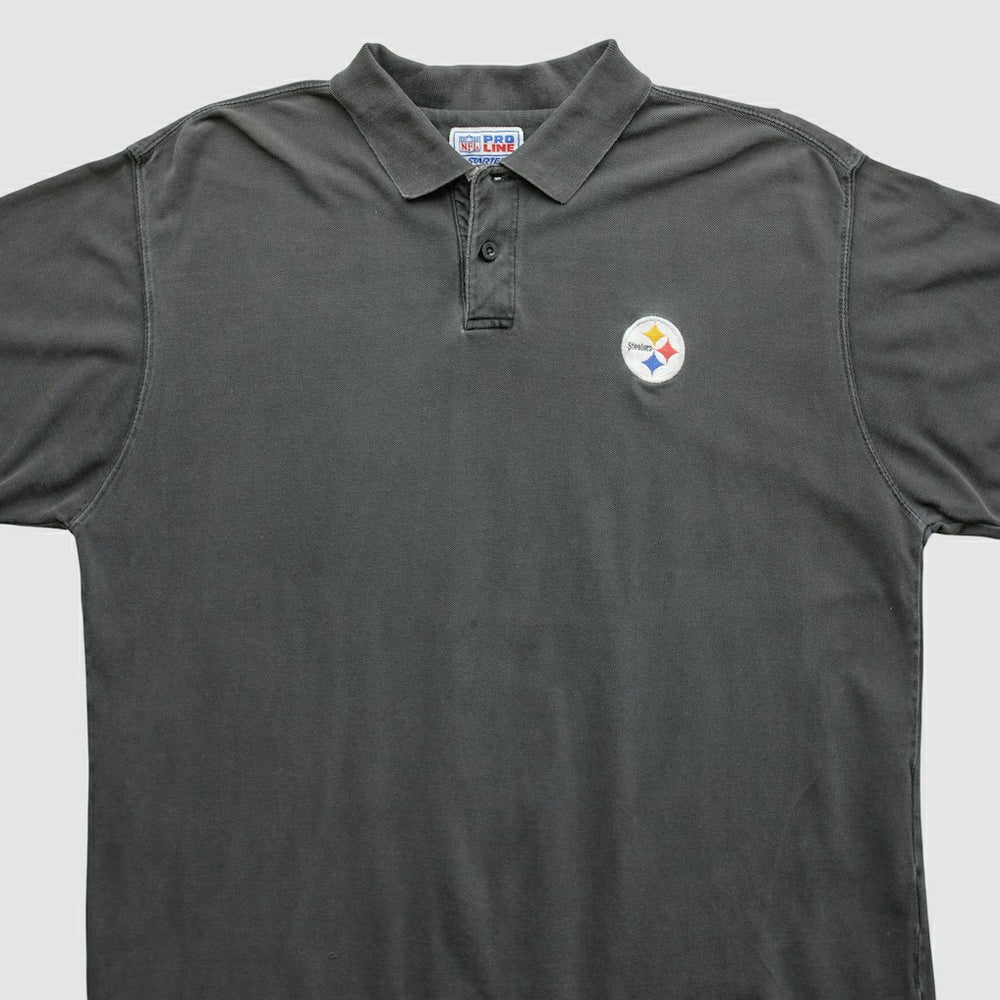 Pittsburgh Steelers Starter 90s T-Shirt - Black Vintage - Fanatics