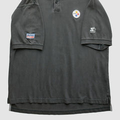 Pittsburgh Steelers Starter 90s T-Shirt - Black Vintage - Fanatics