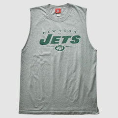 New York Jets NFL 2000s Tank - Heather Gray Vintage - Fanatics