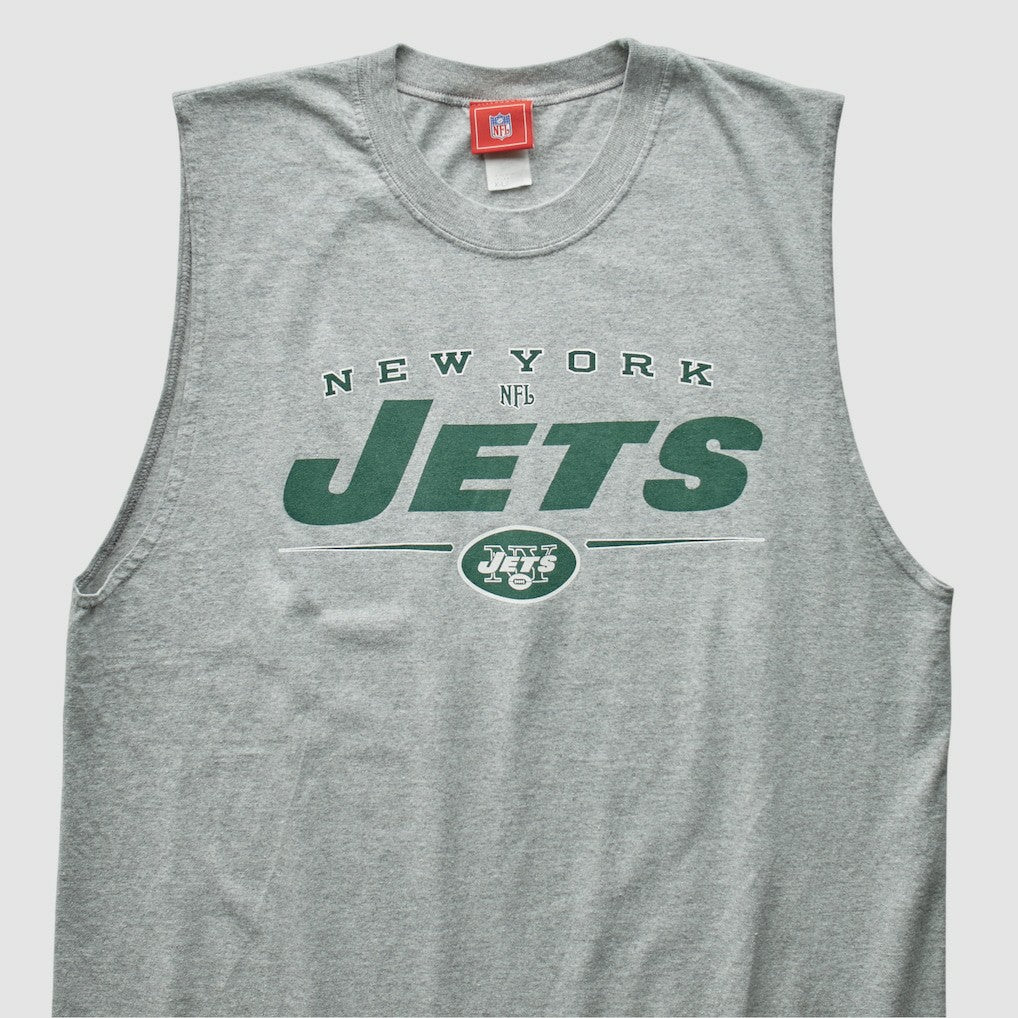 New York Jets NFL 2000s Tank - Heather Gray Vintage - Fanatics