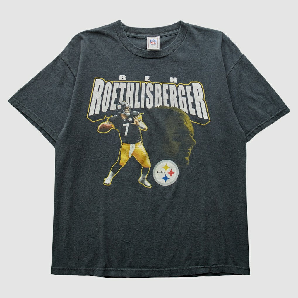 Pittsburgh Steelers NFL 2000s T-Shirt - Black Vintage - Fanatics