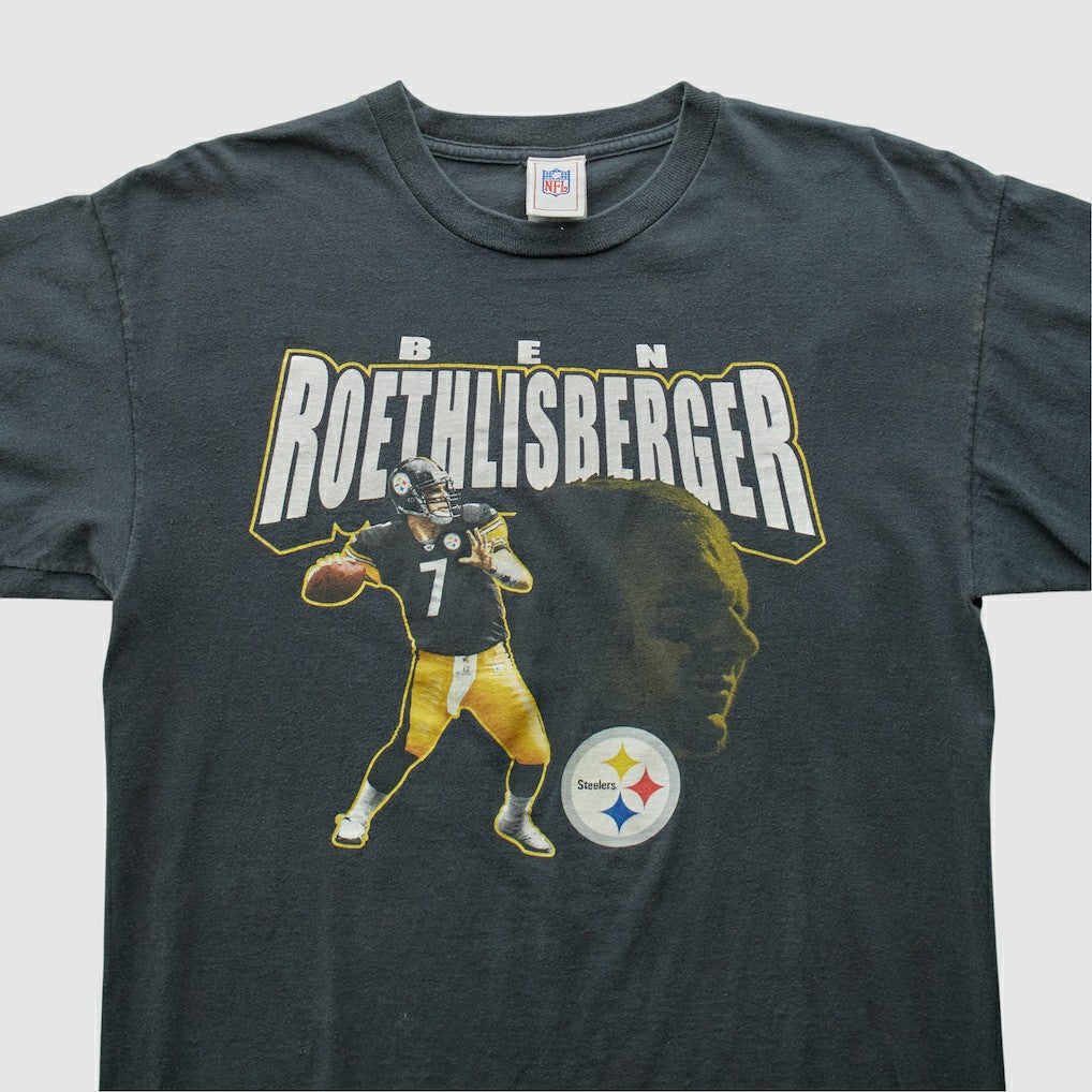 Pittsburgh Steelers NFL 2000s T-Shirt - Black Vintage - Fanatics