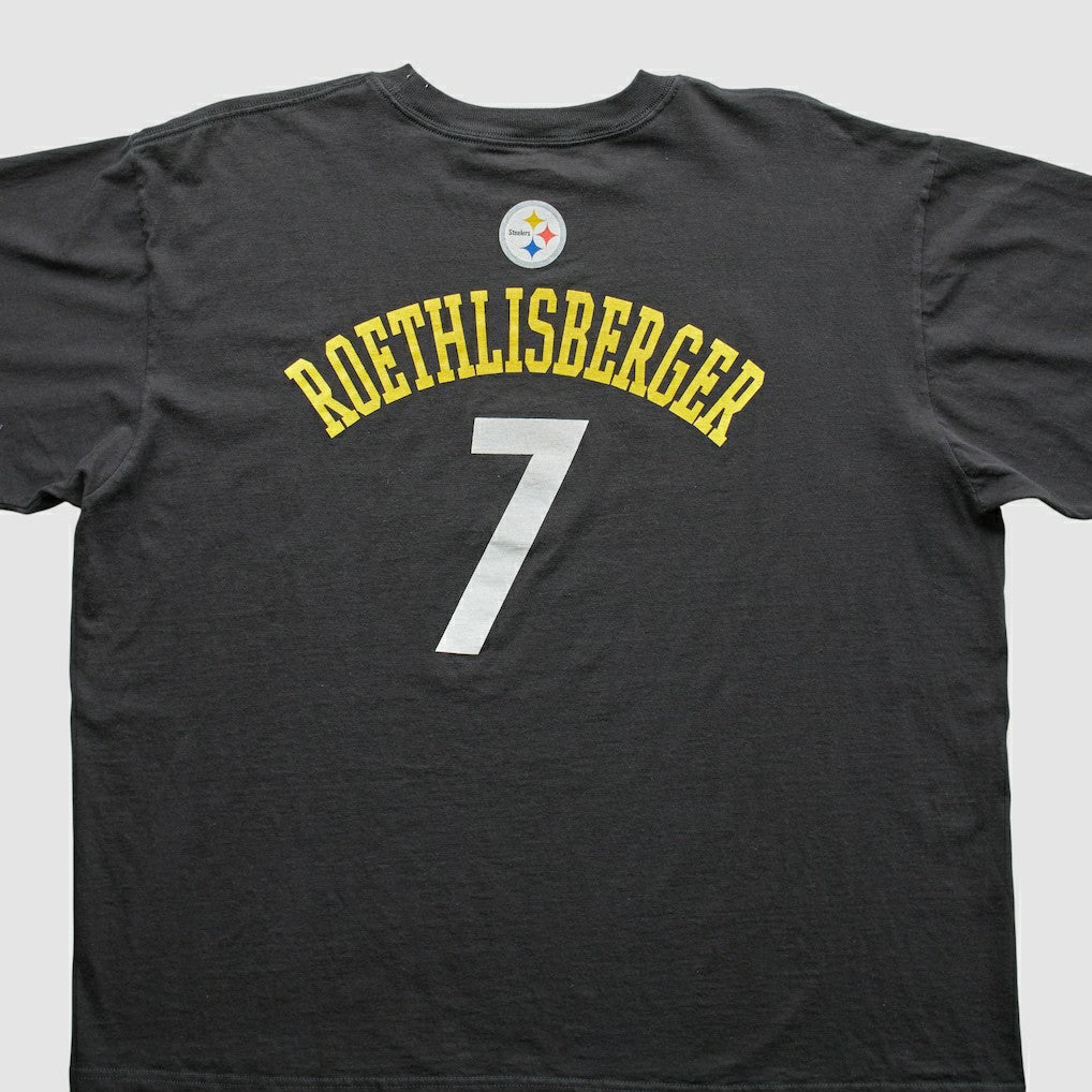 Pittsburgh Steelers Reebok 2000s T-Shirt - Black Vintage - Fanatics