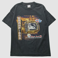 Pittsburgh Steelers 2006 T-Shirt - Black Vintage - Fanatics