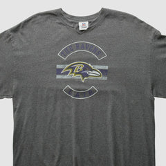 Baltimore Ravens NFL 2010s Long Sleeve T-Shirt - Dark Heather Gray Vintage - Fanatics