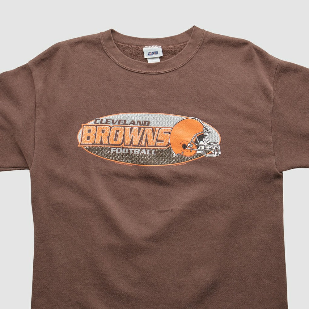 Cleveland Browns 2001 Pullover Sweatshirt - Brown Vintage - Fanatics