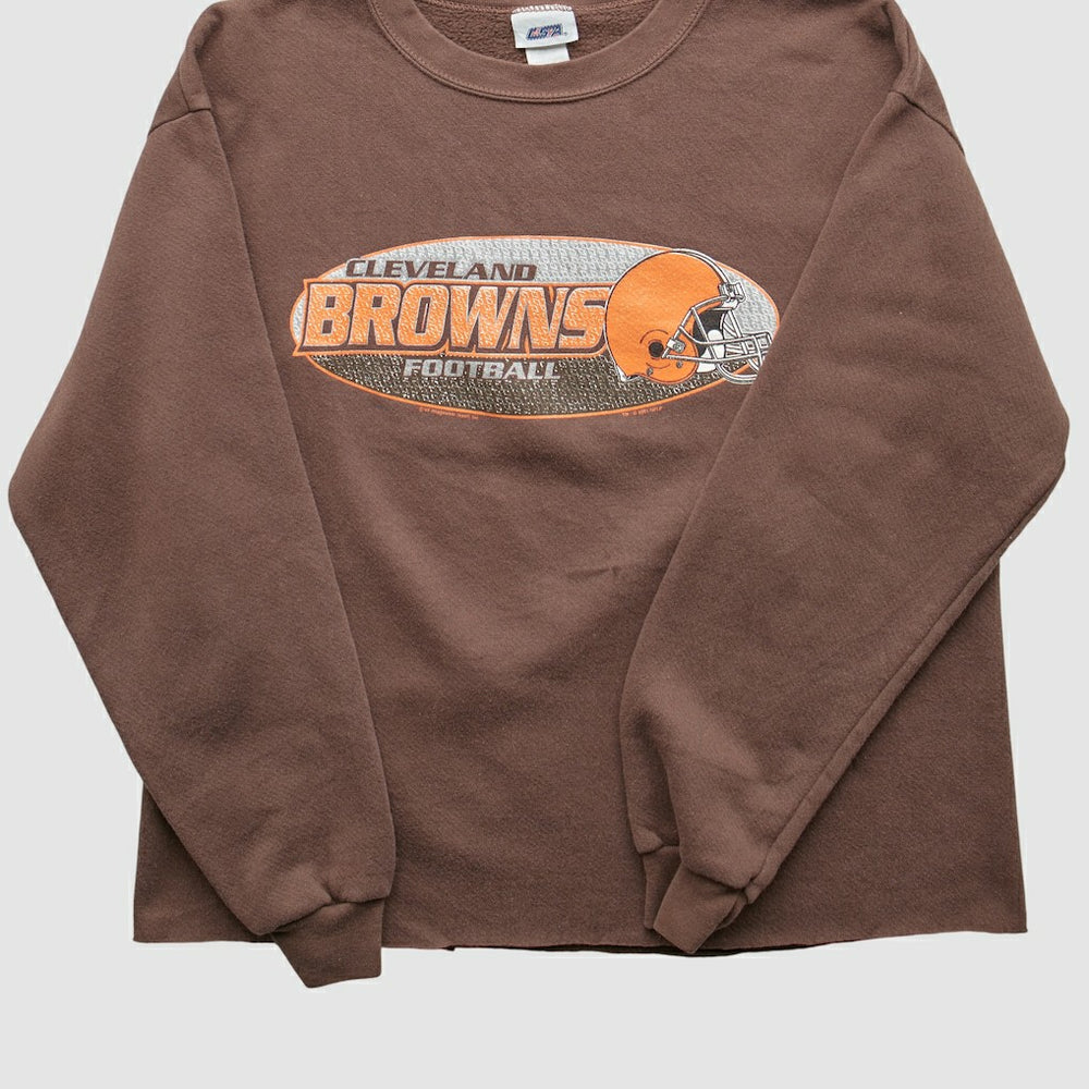 Cleveland Browns 2001 Pullover Sweatshirt - Brown Vintage - Fanatics