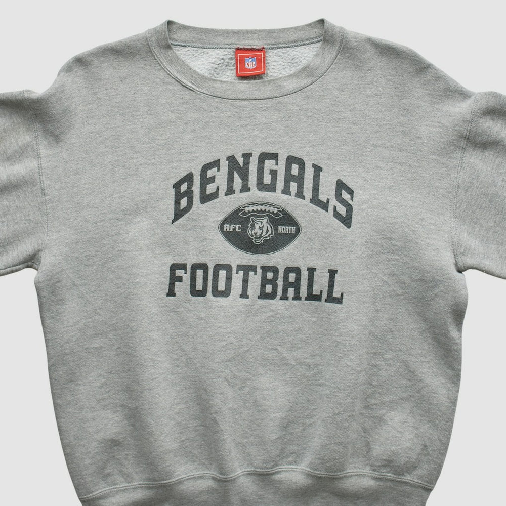 Cincinnati Bengals NFL 2000s Pullover Sweatshirt - Heather Gray Vintage - Fanatics