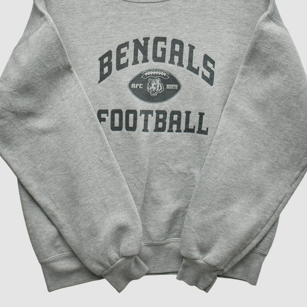 Cincinnati Bengals NFL 2000s Pullover Sweatshirt - Heather Gray Vintage - Fanatics