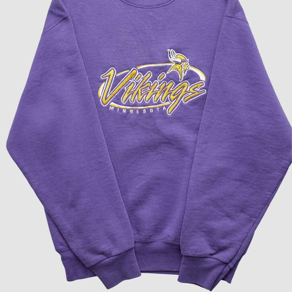 Minnesota Vikings Pro Player 90s Pullover Sweatshirt - Purple Vintage - Fanatics