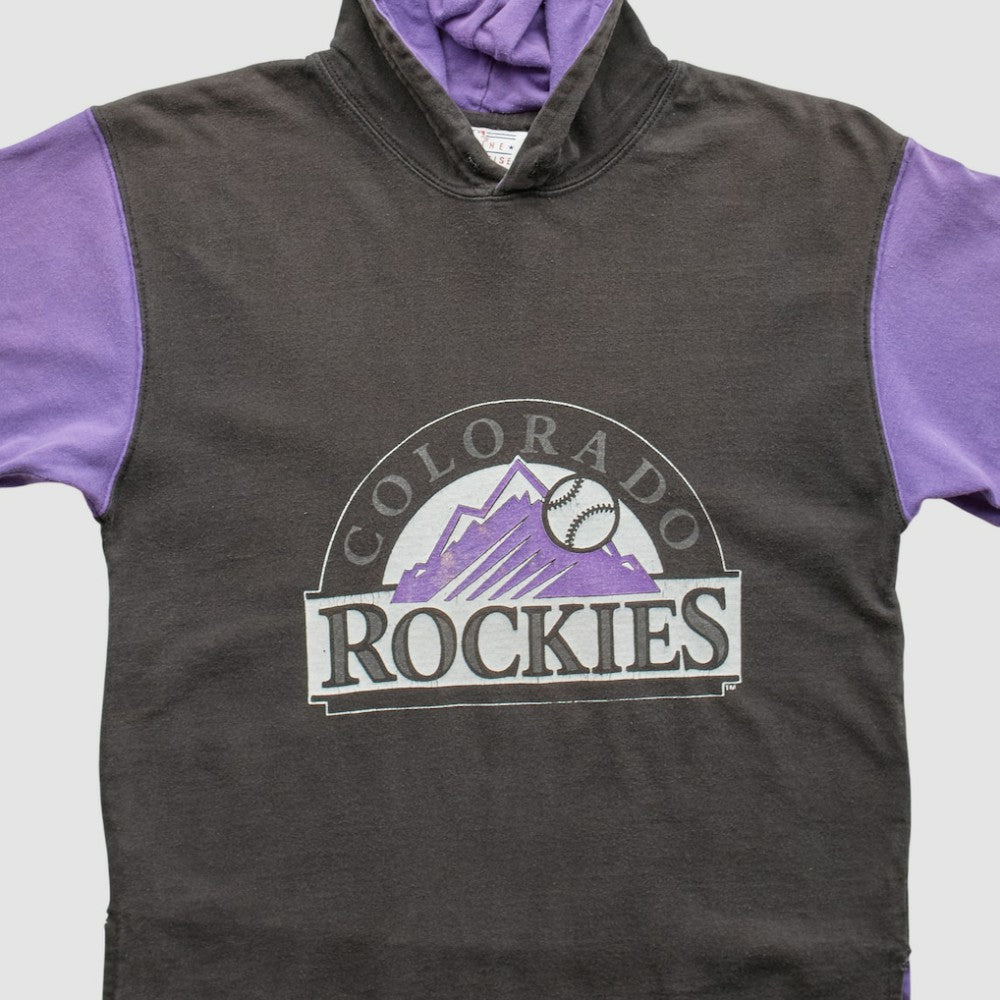 Colorado Rockies Starter 90s Pullover Sweatshirt Online