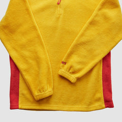Kansas City Chiefs NFL 2000s 1/4 Zip Sweatshirt - Yellow Vintage - Fanatics
